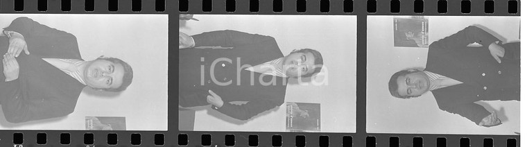 35mm LOTTO 3 NEGATIVI * 1973 SANREMO Vittorio  SALVETTI In conferenza stampa (3)