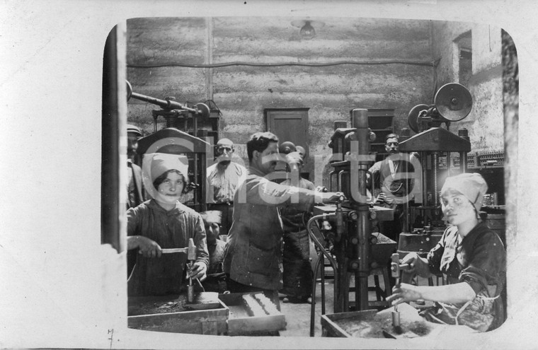 1915 ROMA Fratelli Spierer Pile Elettriche *Dettaglio sala macchine RARISSIMA