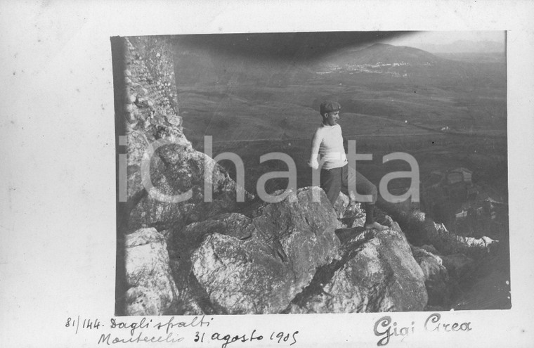 1905 ROMA GUIDONIA MONTECELIO Veduta dalle alture *Fotocartolina
