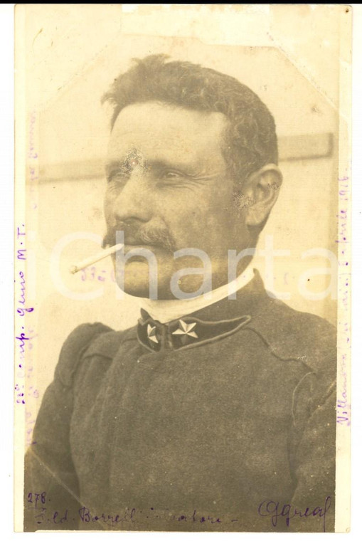 1916 VILLANOVA / OSTUNI 23^ Compagnia M.T. GENIO Soldato Salvatore BORRELLI Foto