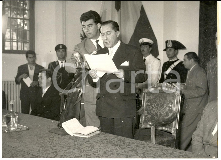 1956 ROMA Nuovo Consiglio Comunale - Il giudice Leopoldo ELIA *Foto 18x13