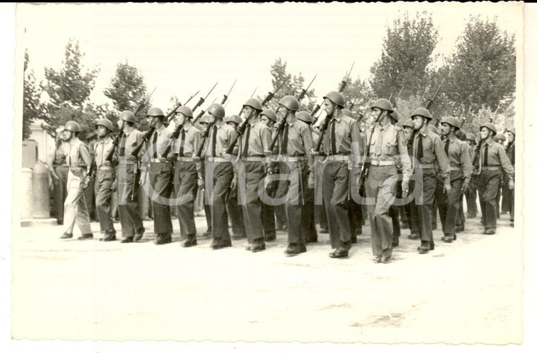 1947 MODENA Caserma Ottavo Campale - Battaglione in sfilata- Foto 14x9 cm