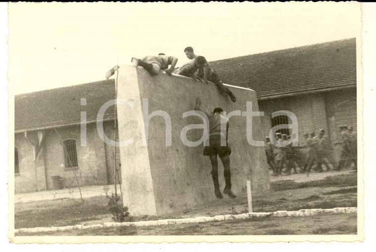 1947 MODENA Caserma Ottavo Campale - Allenamento su ostacoli - Foto 14x9 cm