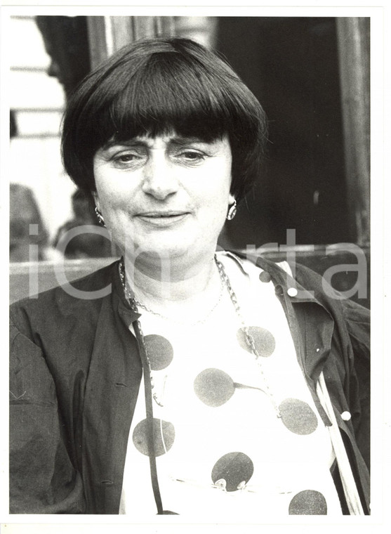 1985 VENEZIA Mostra del Cinema - Ritratto  di Agnès VARDA (3) *Foto 18x24 cm
