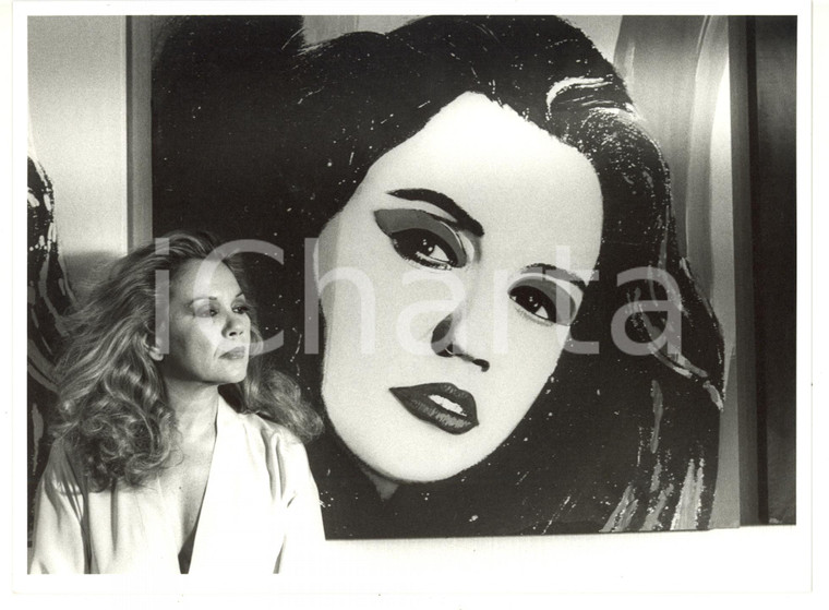 1990 ca CINEMA Ritratto di Valeria MORICONI - Foto VINTAGE 24x18 cm
