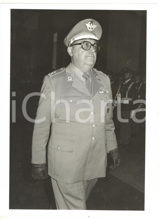 1990 ca ESERCITO ITALIANO Ritratto del Generale Giuliano OLIVA *Foto 18x24