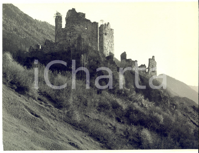 1955 ca STORO (TN) Rovine del castello di SANTA BARBARA *Foto ARTISTICA 22x18 cm