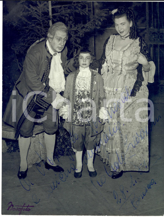 1951 BRESCIA LIRICA - Soprano Gigliola FRAZZONI - Foto con autografo 18x24 cm