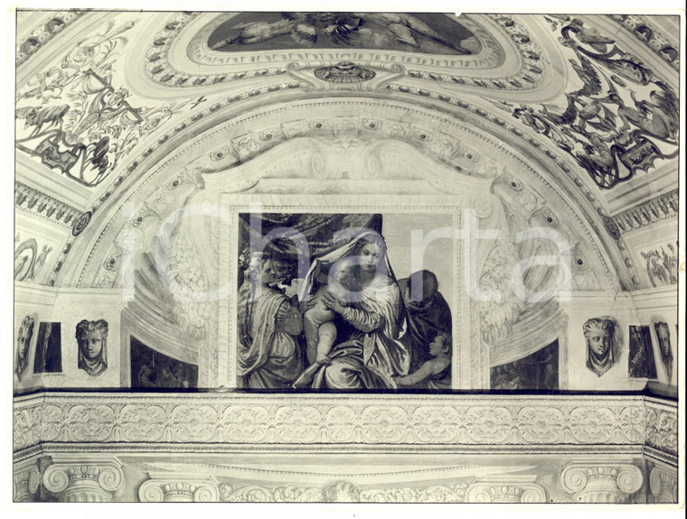 1940 ca MASER (TV) Villa BARBARO - Affresco Paolo Veronese "Saletta cane" *Foto