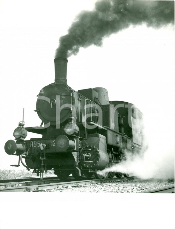 1970 ca FERROVIE DELLO STATO La locomotiva G.R. 895 *Fotografia