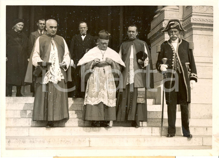 1938 PARIS Cardinal Alfred BAUDRILLART dopo commemorazione Louis VEUILLOT *Foto