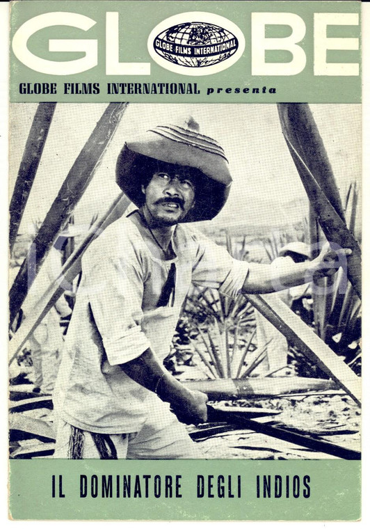 1961 CINEMA Il dominatore degli Indios - Libretto pubblicitario GLOBE FILMS