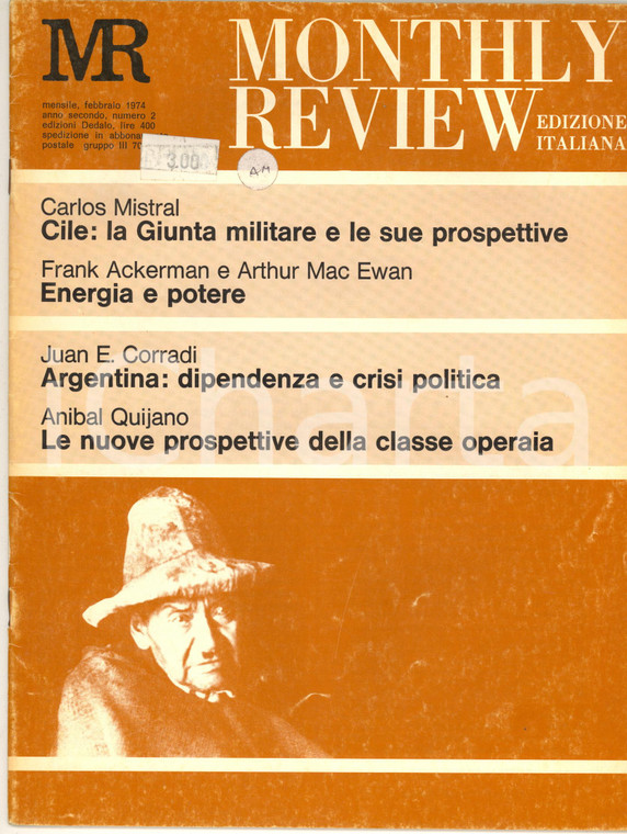 1974 MONTHLY REVIEW Cile: la Giunta militare e le sue prospettive - n° 2