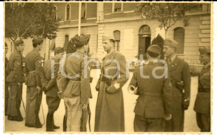 1942 REGIO ESERCITO Visita del principe Umberto a un'accademia militare *Foto