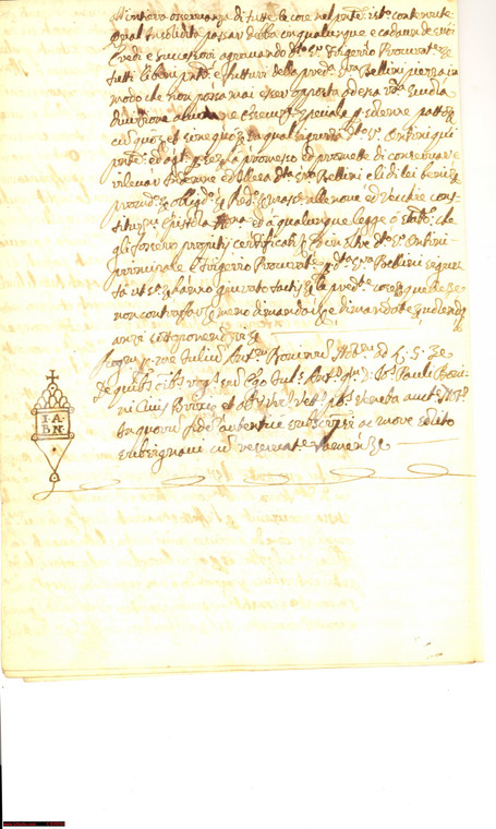 1746 ORZIVECCHI Ontini affitta terra a Germani e Maneva