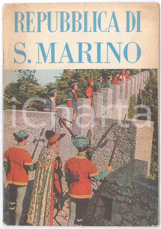 1950 ca TURISMO Guida alla REPUBBLICA DI SAN MARINO Pubblicazione
