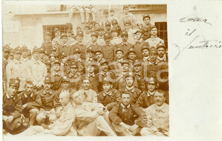 1910 TORINO Foto di gruppo militari 50° Reggimento Fanteria *FP VG