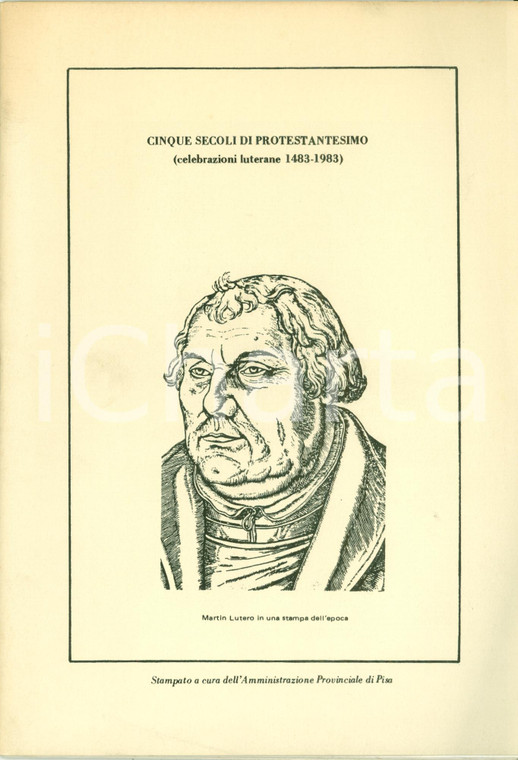 1983 Cinque secoli protestantesimo Celebrazioni LUTERO