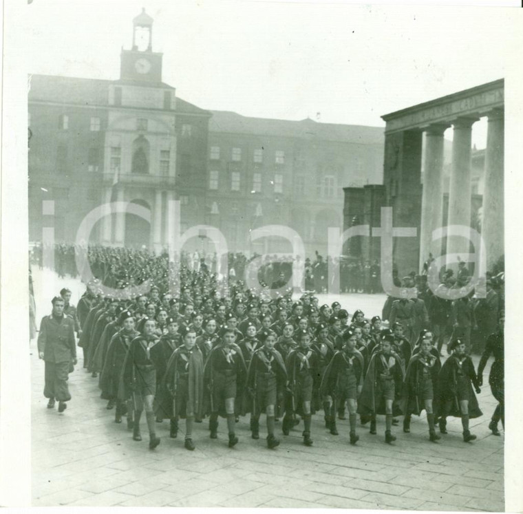 1938 MILANO Sfilata BALILLA anniversario Vittoria in SANT'AMBROGIO *Fotografia