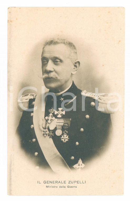 1915 Gen. Vittorio ZUPELLI - Ministro della Guerra - Cartolina