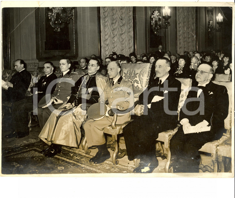 1937 MILANO Inaugurazione anno accademico Istituto Studi Romani *Fotografia