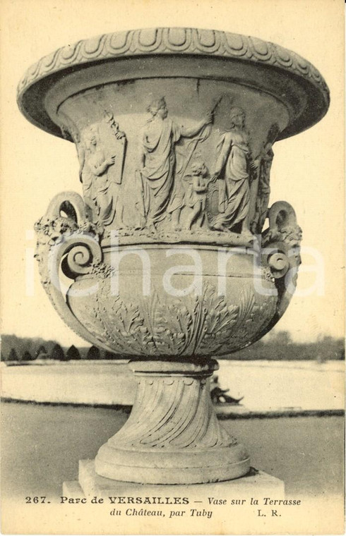 1905 ca ARTE Jean Baptiste TUBY - Vase du Parc de VERSAILLE *Cartolina FP NV