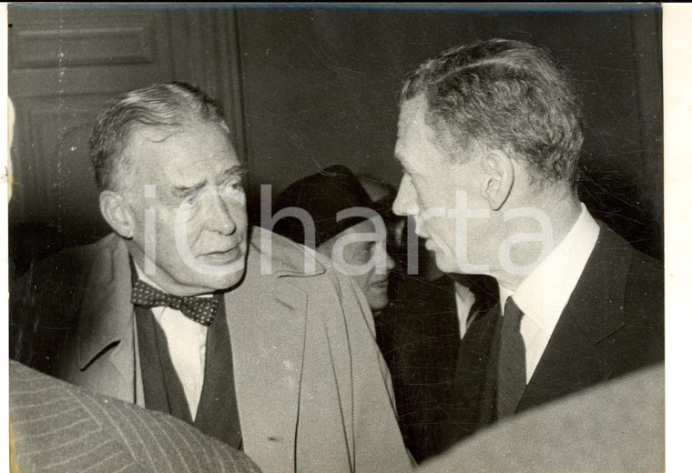 1959 PARIS Conférence des Quatre - Christian HERTER et Maurice COUVE DE MURVILLE