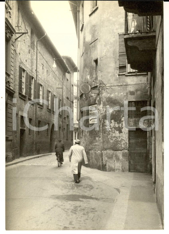 1956 MILANO Veduta via CAPPUCCIO con insegna CELLA CARBONI *Foto ARTISTICA 