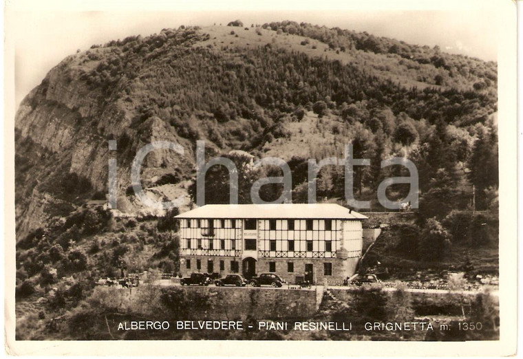 1935 circa PIANI RESINELLI (LC) Albergo Belvedere GRIGNETTA Cartolina FG NV