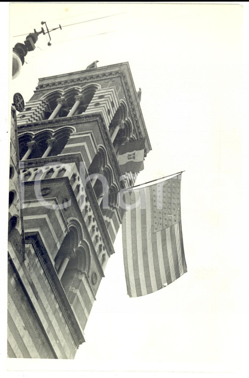 1936 ROMA Chiesa anglicana SAN PAOLO DENTRO LE MURA Bandiere per la Vittoria