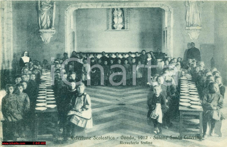 1912 OVADA Refezione scolastico al Ricreatorio festivo