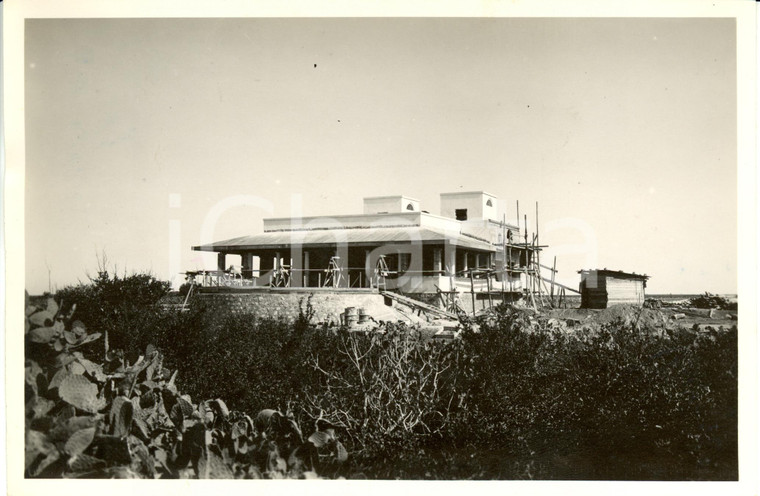 1930 ca BENGASI (Libia) La casina del LETE in costruzione *Fotografia