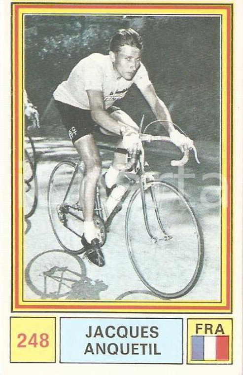 PANINI - SPRINT 1971 Figurina Jacques ANQUETIL n. 248 Ciclismo