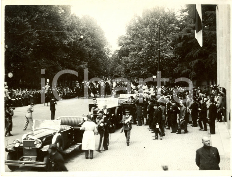1936 MILANO VI Fiera TRIENNALE Corteo Vittorio Emanuele III inaugurazione *Foto