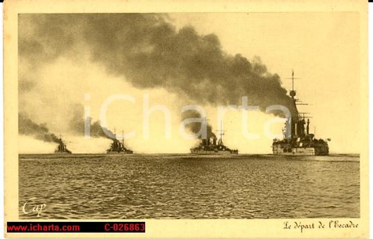 1940 Toulon - Le départ de l'Escadre Navale, navi