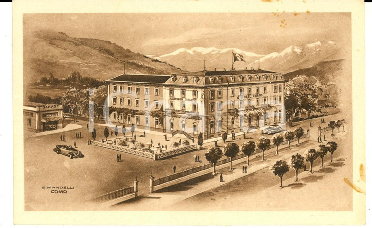 1950 TIRANO (SO) Veduta del GRAND HOTEL TIRANO *Cartolina FP NV