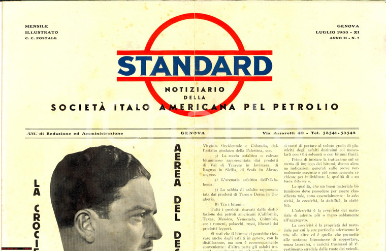 1933 Standard Oil - Crociera Decennale Balbo Motoraduno