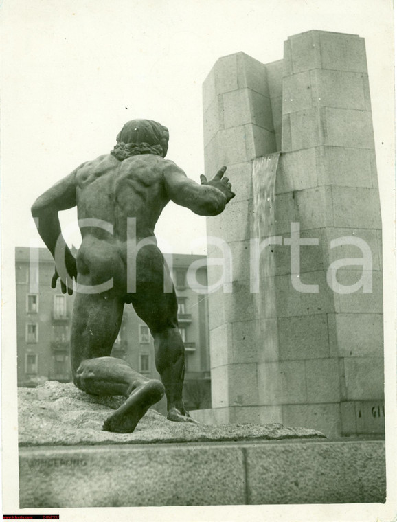 1936 MILANO Inaugurazione monumento a Giuseppe GRANDI