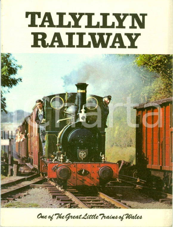 1970 ca TALYLLYN (WALES) Little train TALYLLYN RAILWAY Illustrato Opuscolo