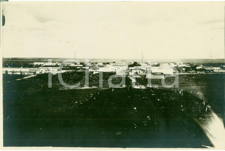 1930 ca BARCE (LIBIA) La città vista dalla stazione *VERA FOTOGRAFIA