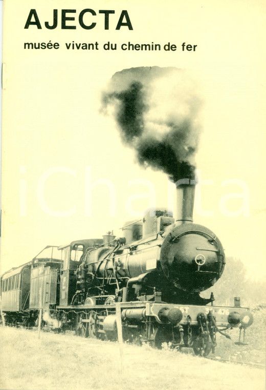 1970 ca AJECTA Musée vivant du Chemin de Fer Storia ferroviaria ILLUSTRATO