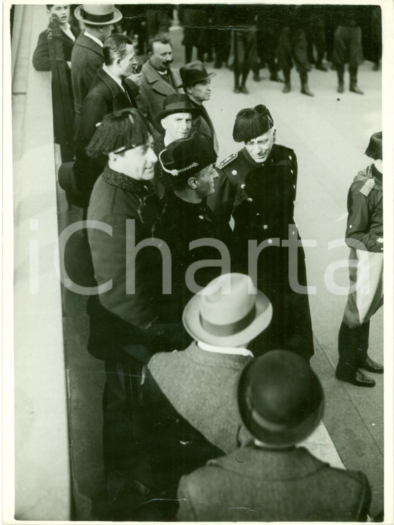 1933 MILANO Achille STARACE Erminio BRUSA sfilata Giovani Fascisti *FOTO