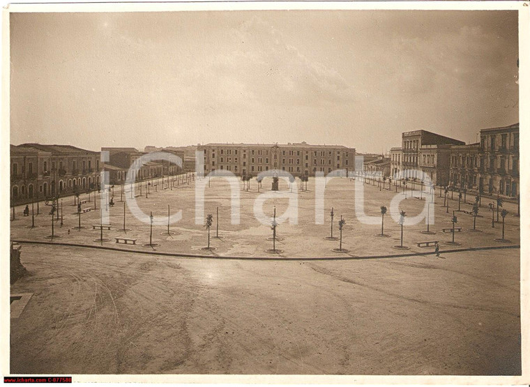 1930 SIRACUSA Sistemazione definitiva di Piazza SANTA LUCIA *Fotografia