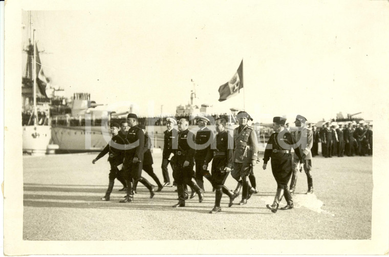 1936 NAPOLI Autorità inaugurano nuova Stazione Marittima *Fotografia