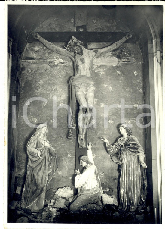 1970 ca GAETA Cappella del SS. CROCIFISSO *Foto Marcello MILANA 13x18