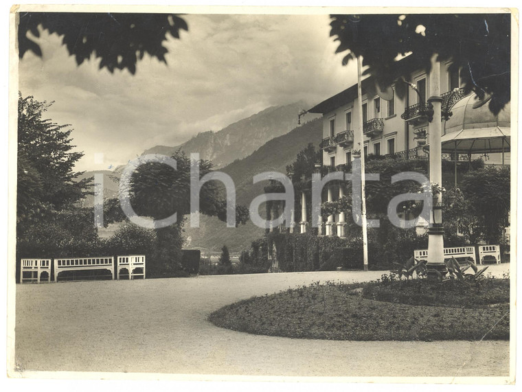 1939 RONCEGNO (TN) Particolare del palazzo delle Terme