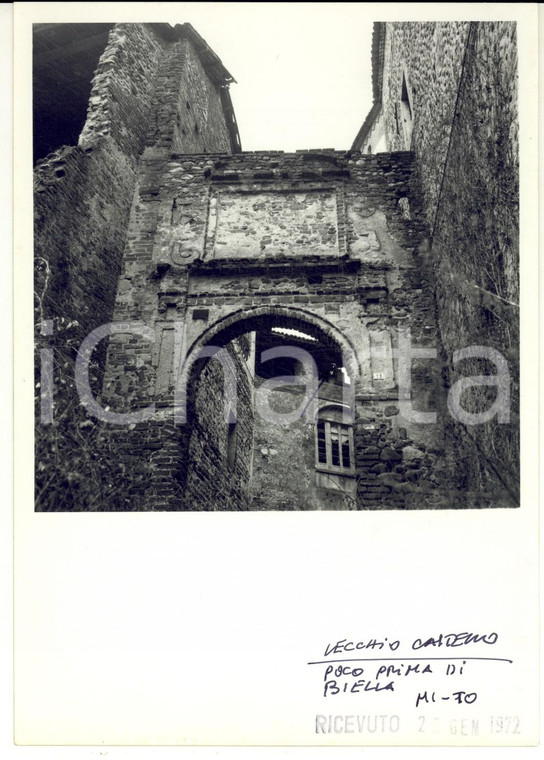 1972 Castello di MASSAZZA (BI) Veduta della rocchetta *Foto ARTISTICA 13x18 cm