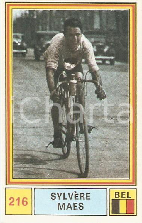 PANINI - SPRINT 1971 Figurina valida Sylvère MAES n. 216 Ciclismo