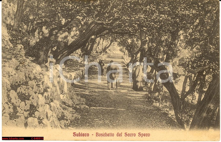 1912 Subiaco - Monaci Benedettini del Sacro Speco