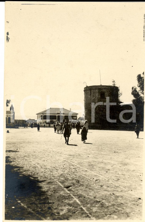 1930 ca BARCE (LIBIA) Veduta piazza Generale GONZAGA *Fotografia